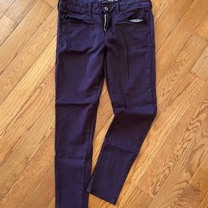 American Eagle plum jeggings size 12